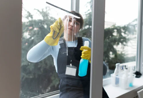 Nettoyage de vitres intérieures et extérieures à Nibles